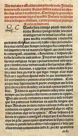 johann gutenber imprimio una gramatica en latin  ( la biblia)