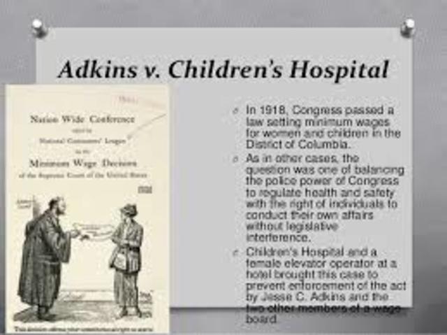 Adkins V. Children's Hospital