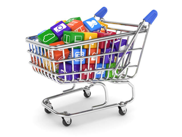 en estados unidos de abre la primera banca en línea y empiezan las ventas de pizza y otros productos rapidos por internet