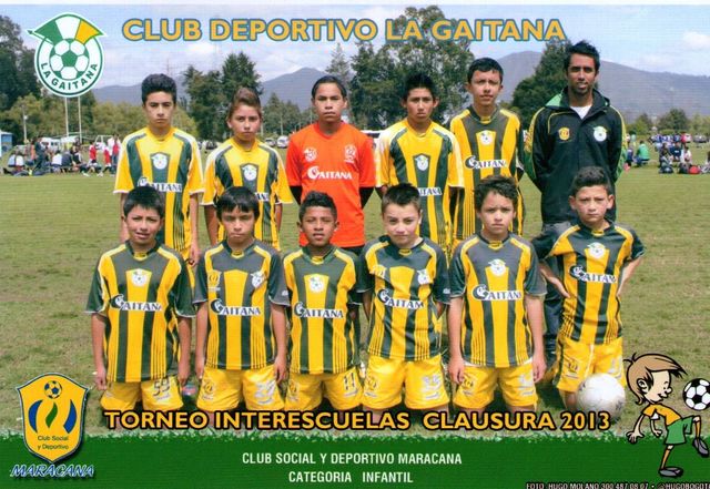 Debut en un partido con la gaitana