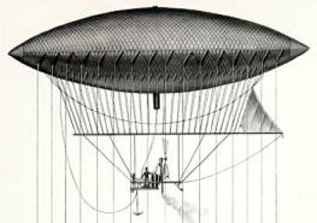 Invento del dirigible