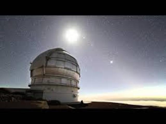 The Gran Telescopio Canarias is built on La Palma island