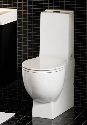 Vattentoalettens visas upp