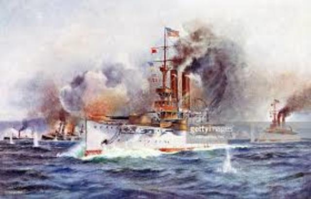 Destruction of the spanish fleet.