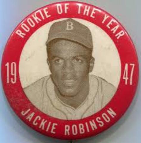 Named rookie of the year