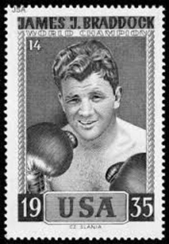J.J. Braddock Wins Heavyweight Boxing Title