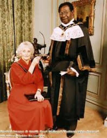 Nottingham's 1st black sheriff.