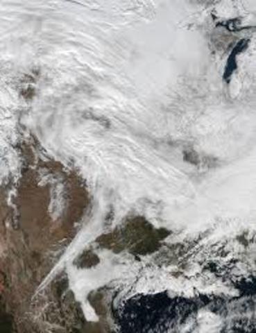 The North American winter storm continues.