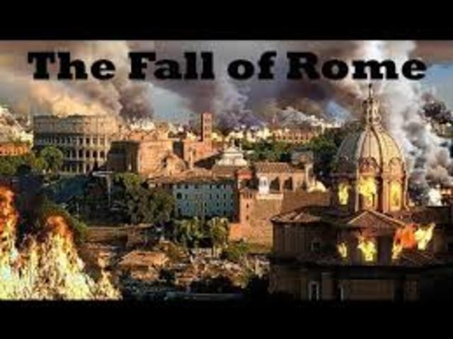 End of the Western Roman Empire and the fall of Ancient Rome