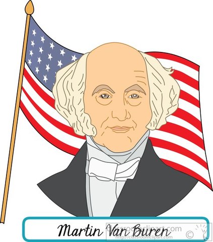 Martin Van Buren died