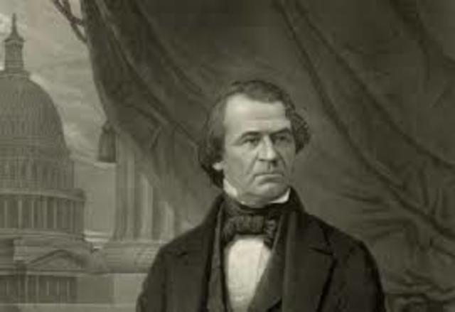 andrew johnson became president