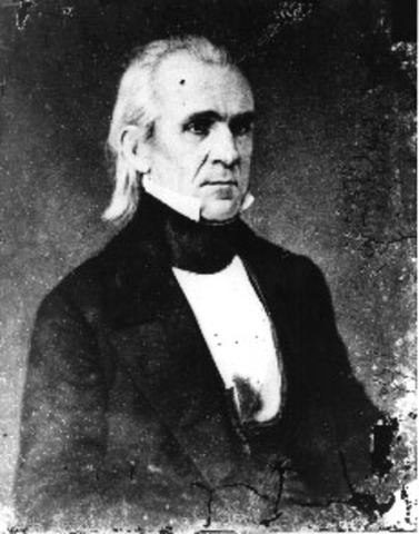 when james k polk became president