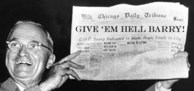 harry tureman was prezeident beacuse of the death of franklin d rosevelt