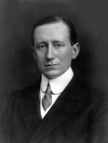Marconi sends the first radio signal