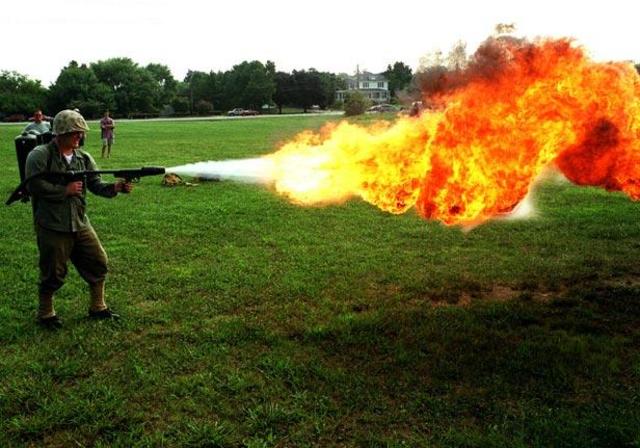 Military Flamethrower
