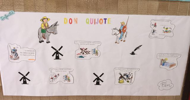 MURAL DON QUIJOTE INFANTIL