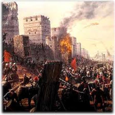 Muslims attack Constantinople.