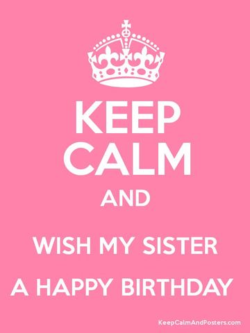 sisters birthday