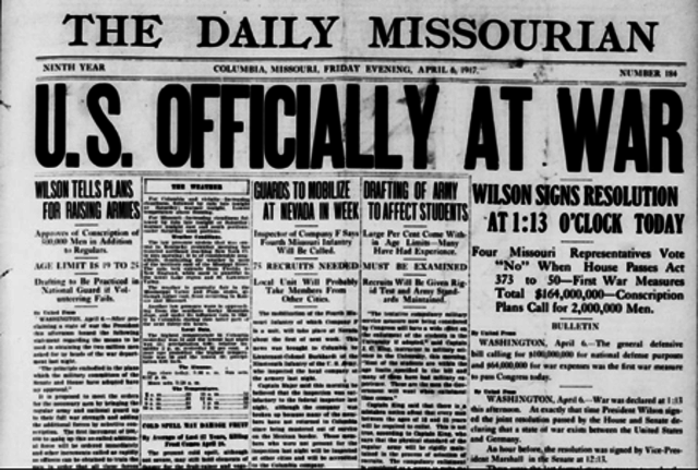 America Declares War