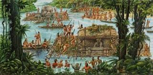1200 a.C. a 400 a.C. Mayor auge de la civilización olmeca