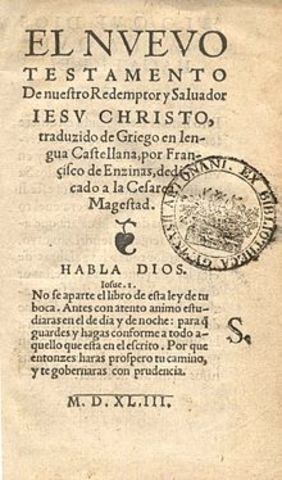 40-100 d. C.  Nuevo testamento