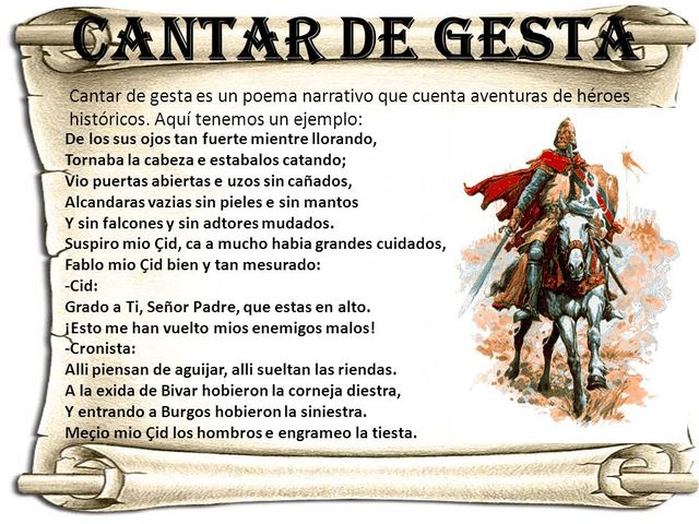 Los cantares de gesta