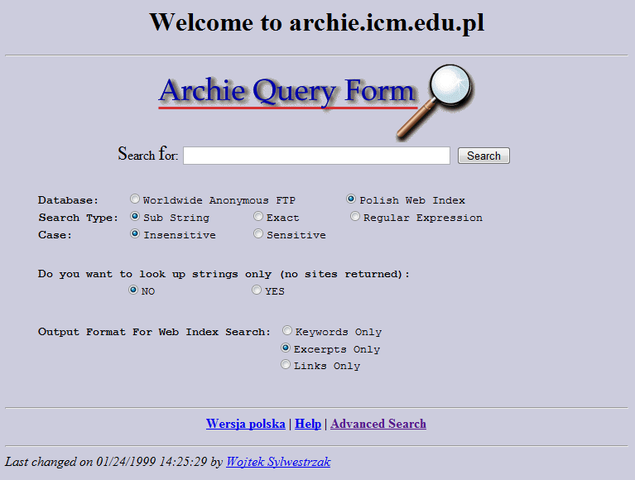 Archie (Buscador FTP)