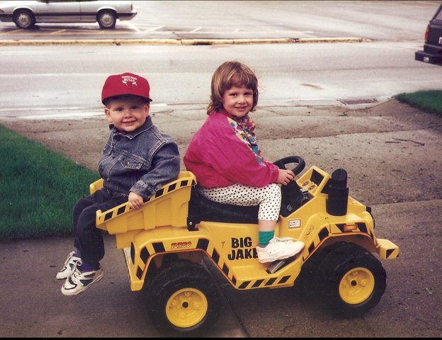 My younger brother, Ryan, was born