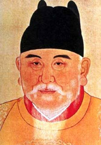 Zhu declares himself the emperor of China