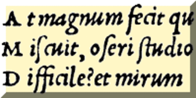 Escritura Humanística Cursiva (Siglo XIV)