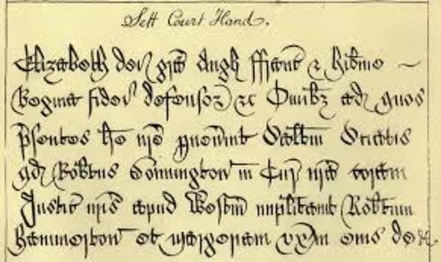 Escritura Humanística de Cancillería (Siglo XIV)