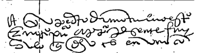 Escritura Cortesana (Siglo XV)