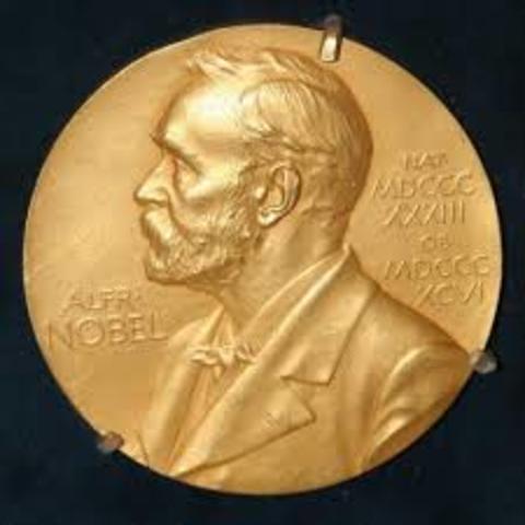 Roosevelt gets Nobel Peace Prize