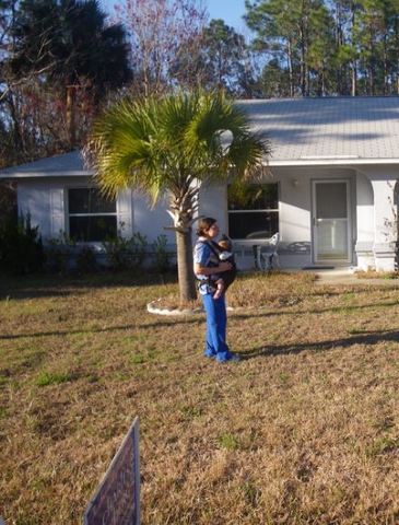 My family bought our first home.