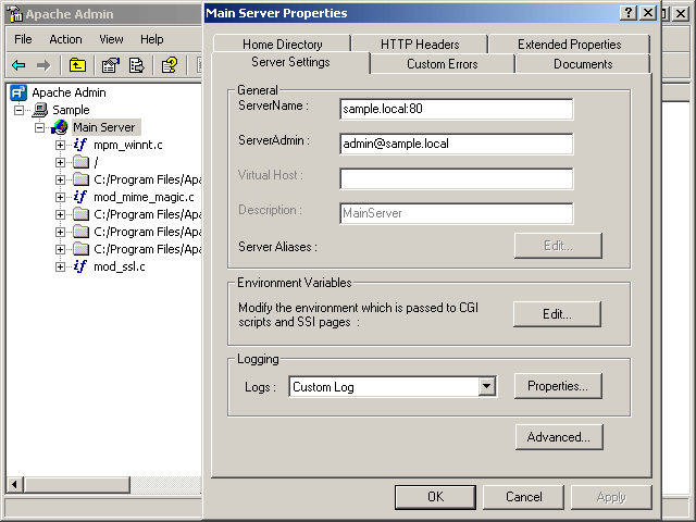 Lanzamiento de APACHE