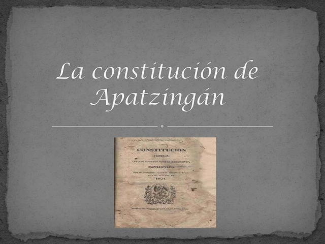 PRIMERA CONSTITUCION POLITICA DE MÉXICO
