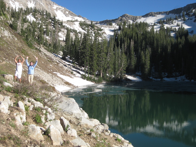 Hike up to Red Pine Lake