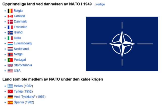 Opprettelsen av NATO