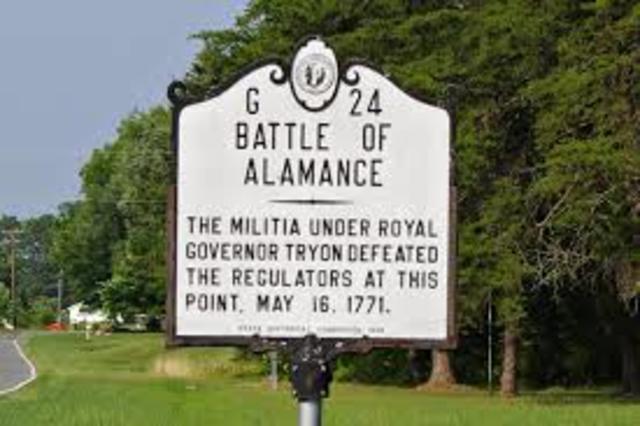Battle Of Alamance