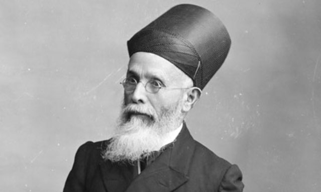 Dadabhai Naoroji delivers a speech about the impact of Great Britain on India