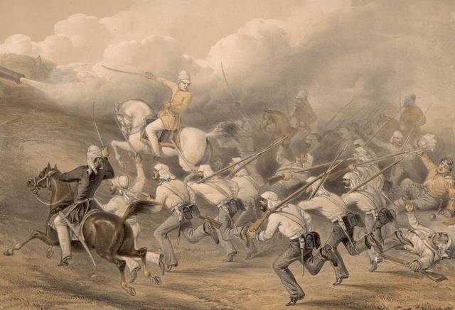 the sepoys in India rebelled