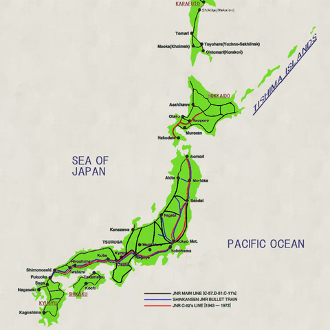 japan has more than 7,000 railroads