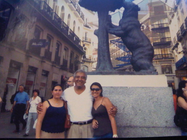 llegada de mis padres a Madrid