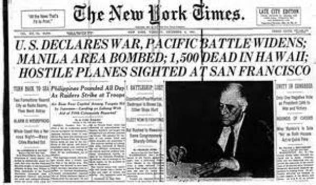 The U.S. Declared War