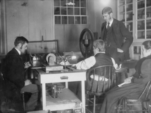 First x-ray machine invented by Professor Wilhelm Conrad Roentgen