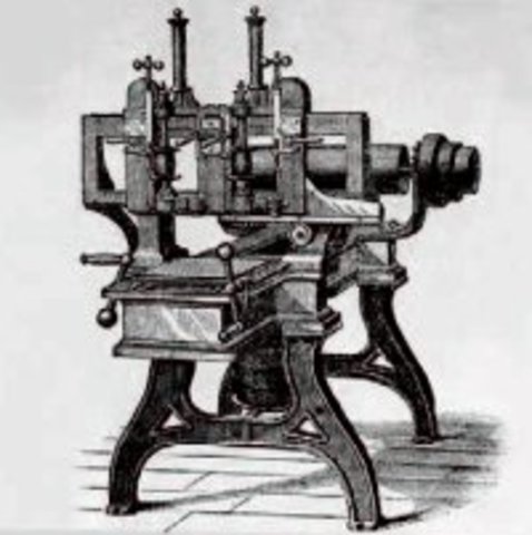 La primera máquina de fresar