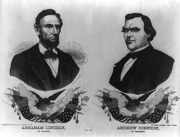 He became president because Abraham Lincoln got assasinated