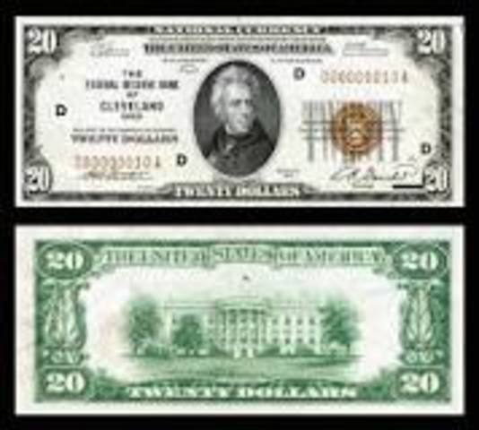 andrew jackson was on the $20 bill