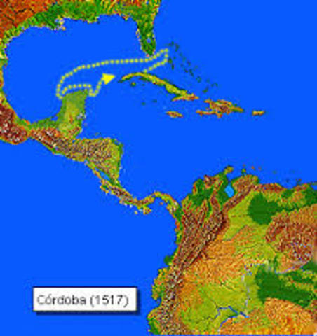 Ruta de Francisco Hernández de córdoba