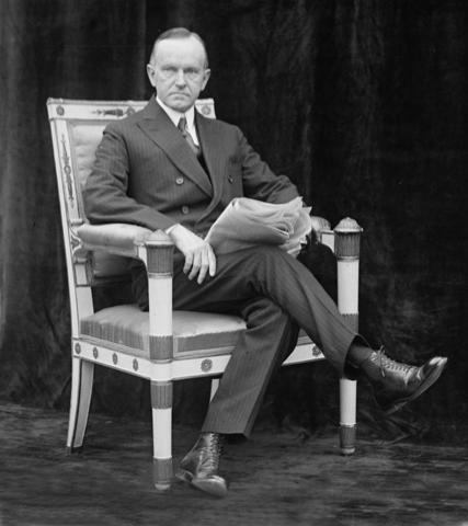 another event involving Calvin Coolidge